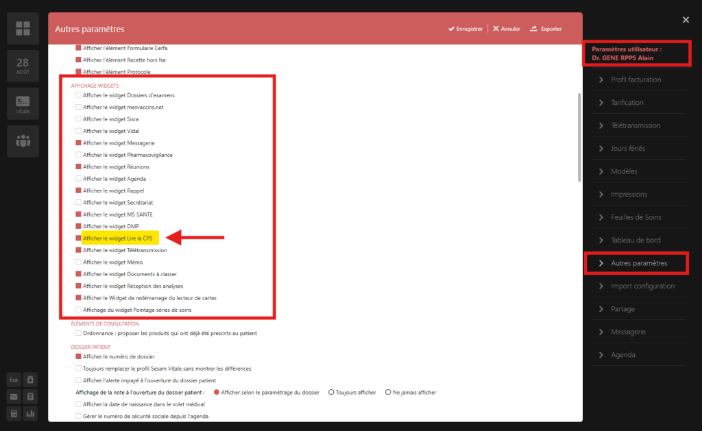A quoi sert le widget CPS