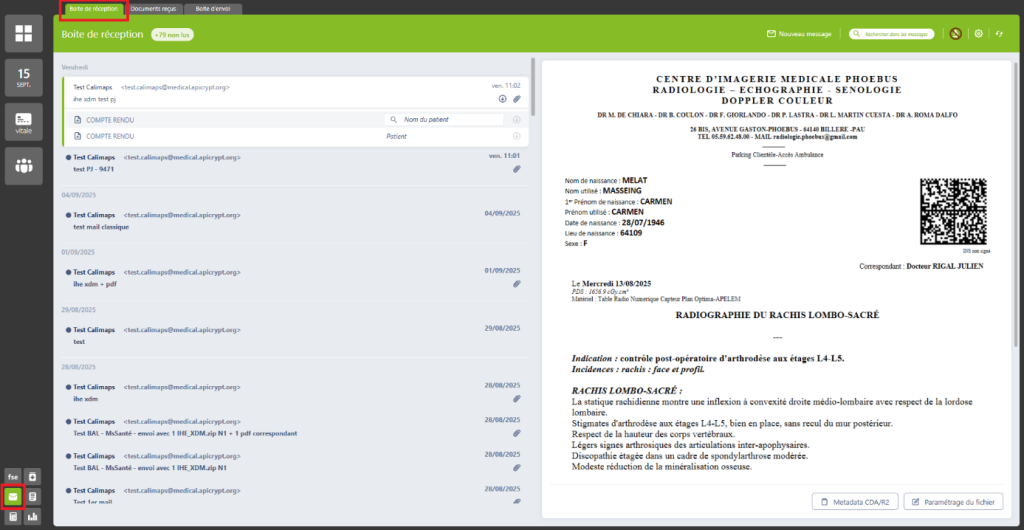 BAL gérez ma boite de reception