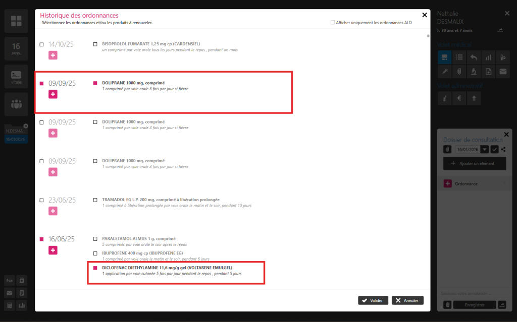 Renouveler facilement une ordonnance