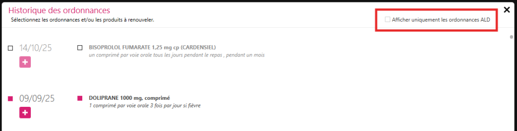 Renouveler facilement une ordonnance