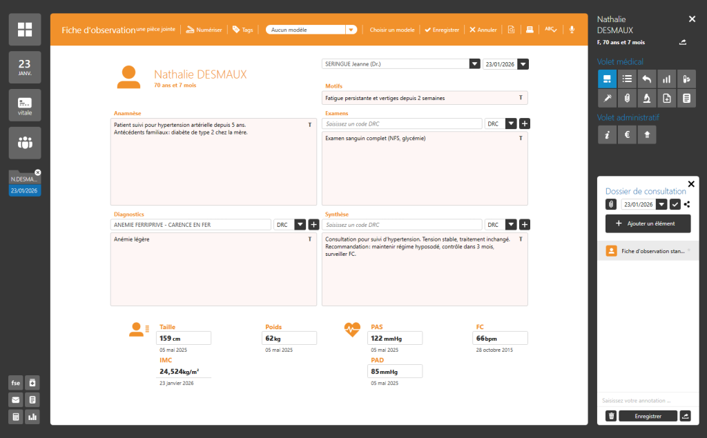 Compléter une fiche d’observation 3