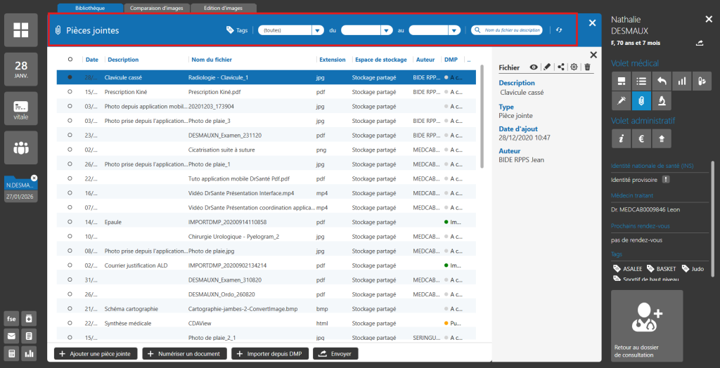 Créer et utiliser vos propres modèles d’images pour annoter dans DrSanté