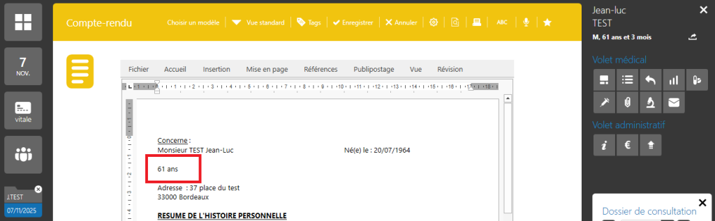 Créer mes modèles de texte