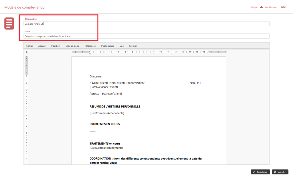 Créer mes modèles de texte-11