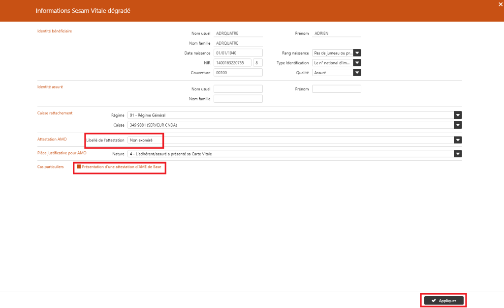 Créer une FSE spécifique en AME