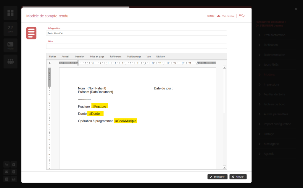 Mots-clés - Simplifiez la rédaction de vos courriers et comptes-rendus