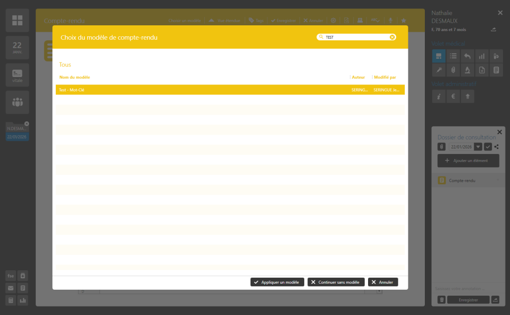 Mots-clés - Simplifiez la rédaction de vos courriers et comptes-rendus