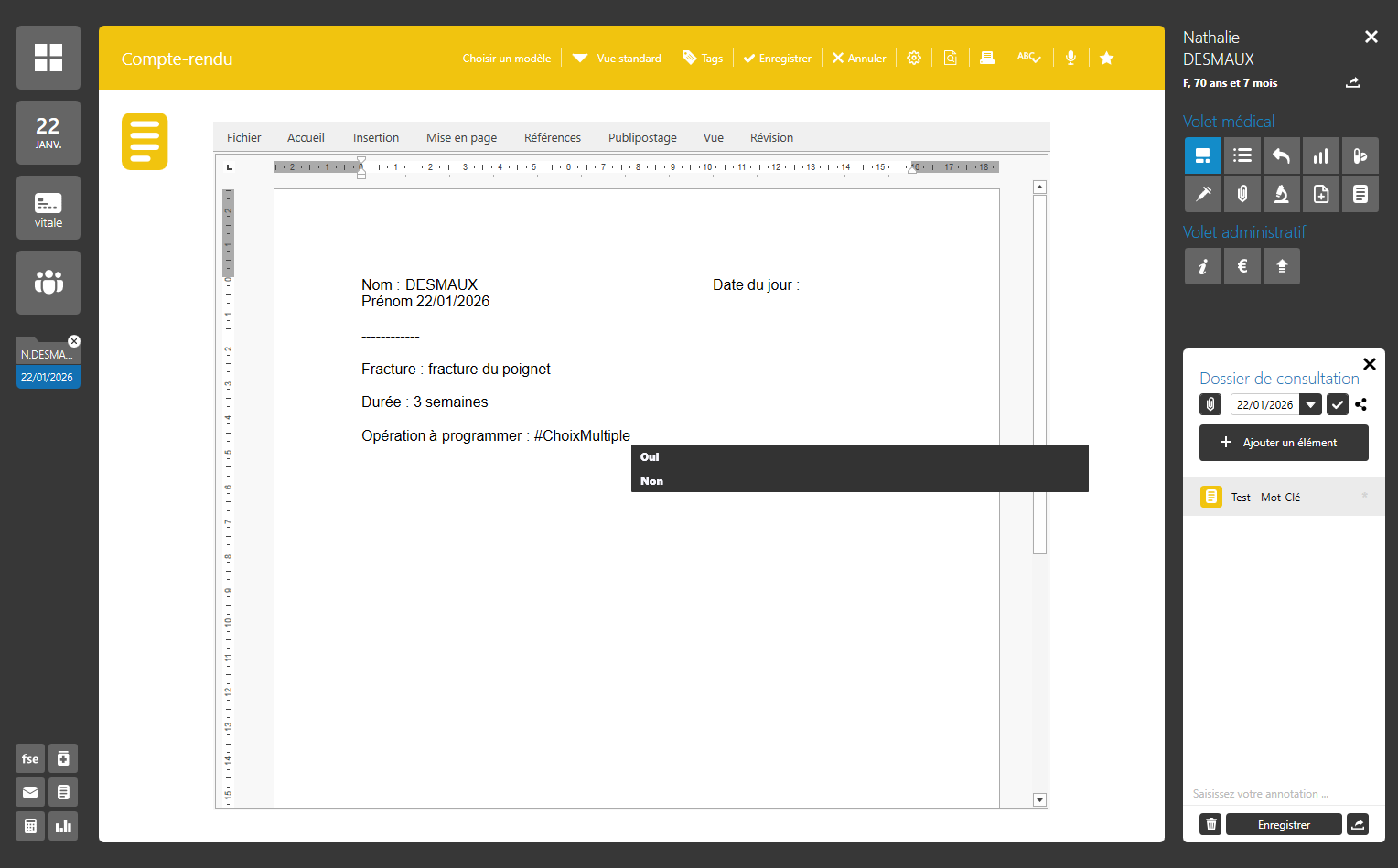Mots-clés - Simplifiez la rédaction de vos courriers et comptes-rendus