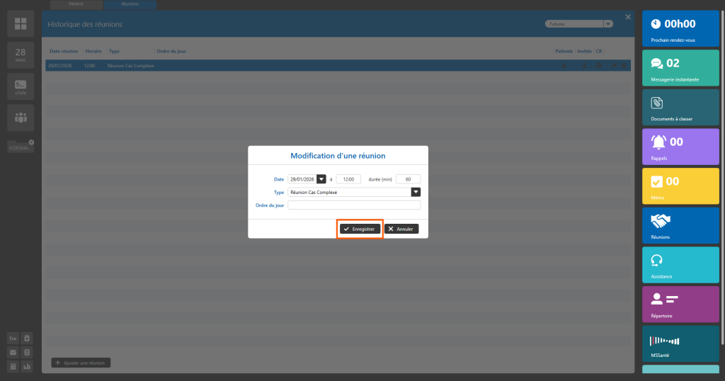 Ajouter un cas patient à une RCP