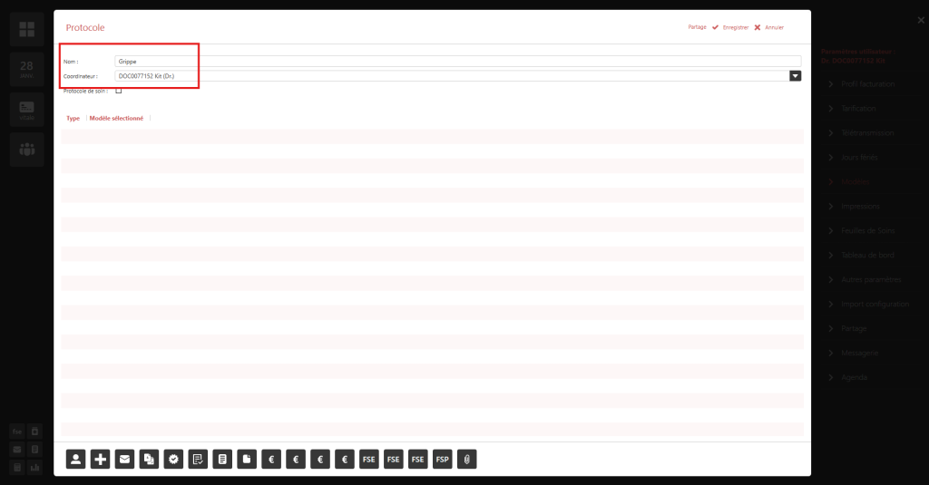 Créer et utiliser un protocole de consultation