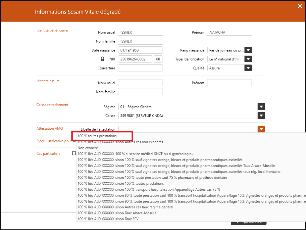 créer une fse en invalidité