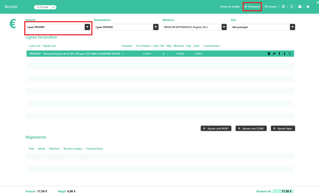 Gérer mes rapprochements