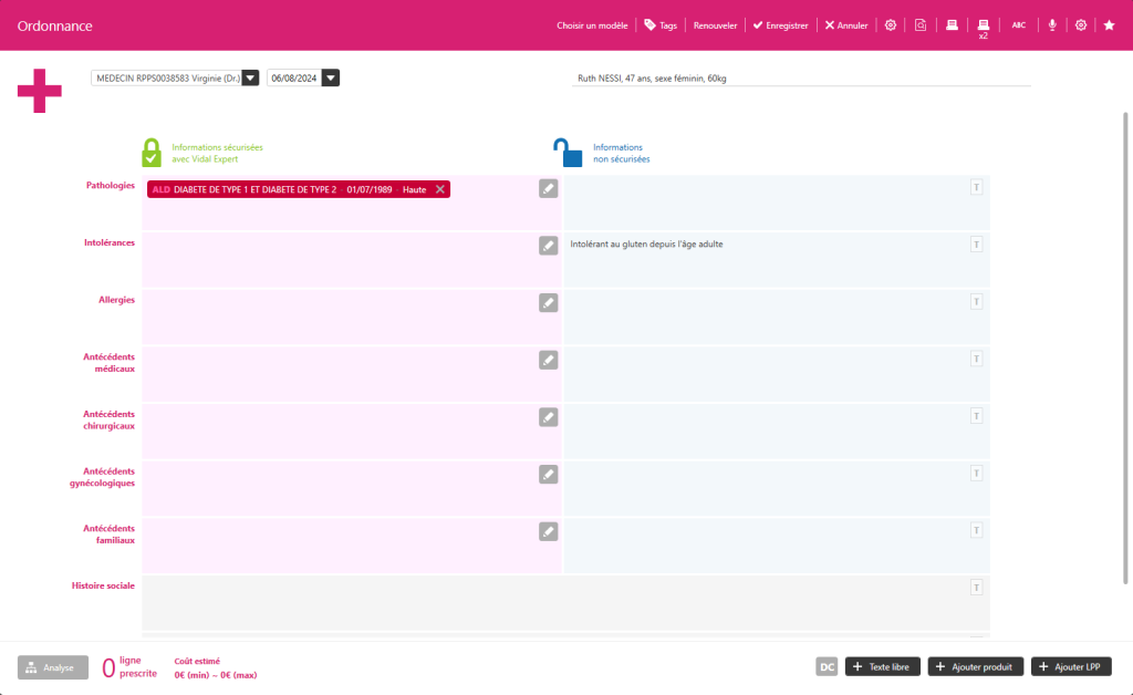 informations ordonnance