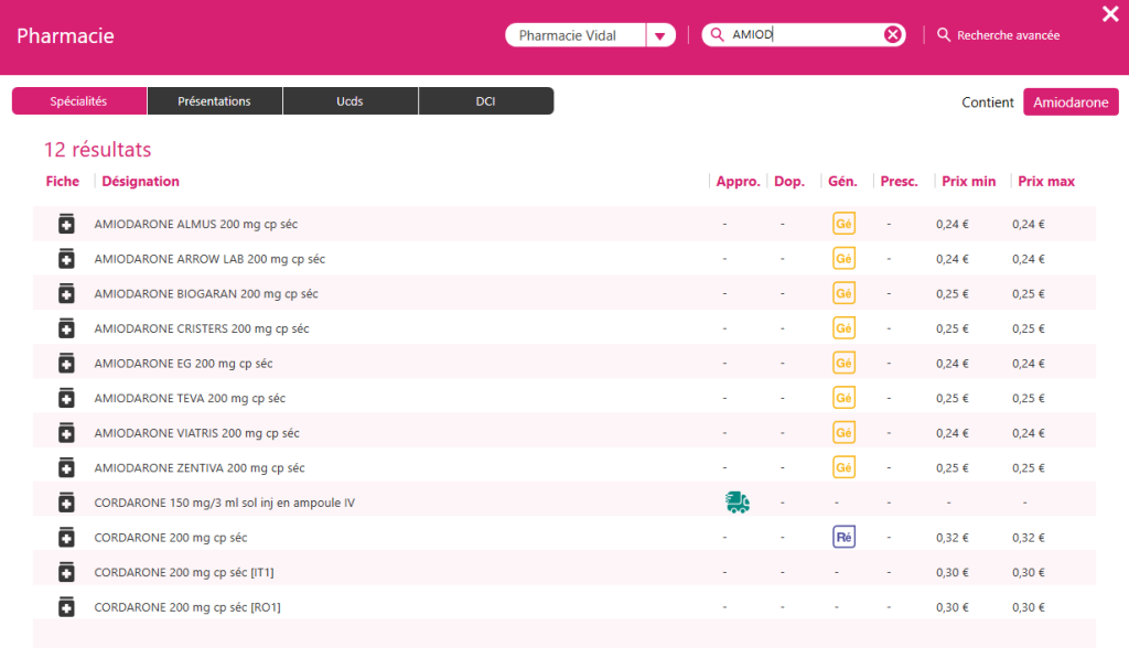 Suivre et renseigner les traitements en cours