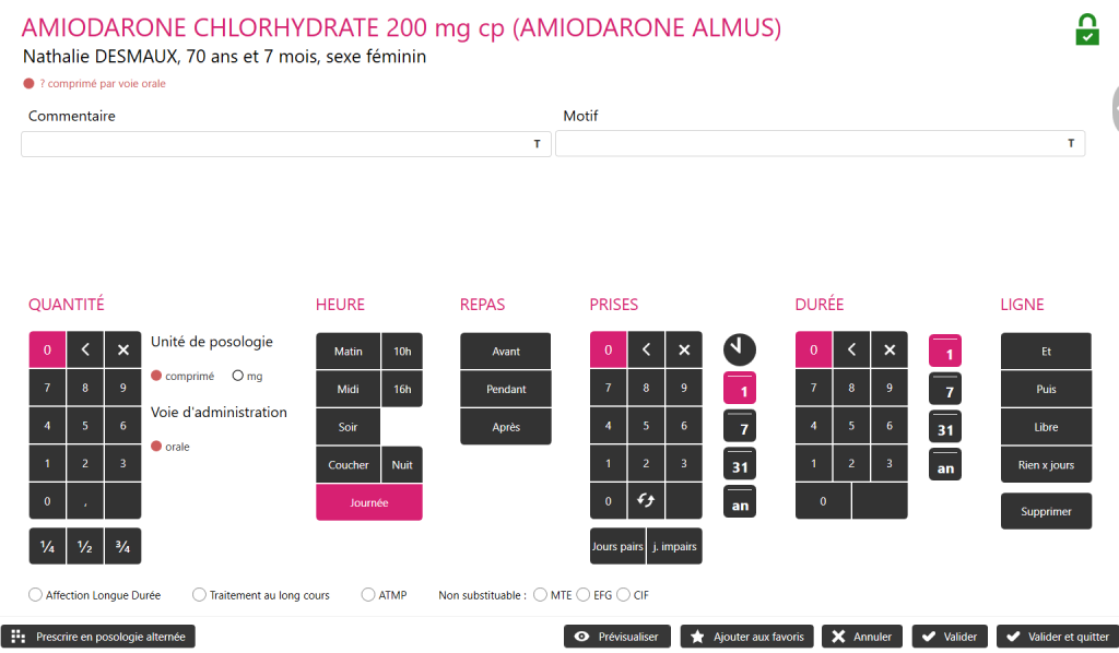 Suivre et renseigner les traitements en cours